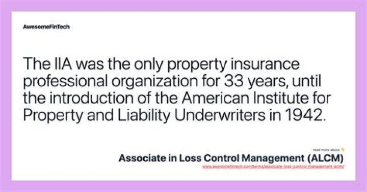 AMERICAN INSTITUTE FOR PROPERTY AND LIABILITY UNDERWRITERS