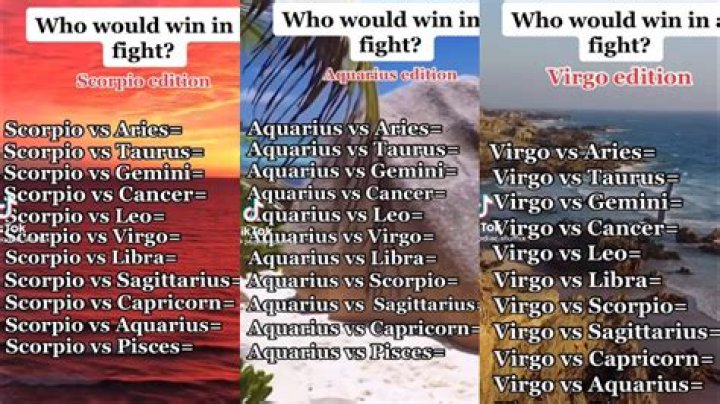 Aquarius Vs Scorpio Fight - How To Discuss