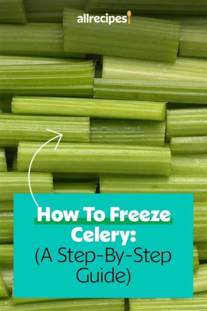 Can you freeze celery - How To Discuss