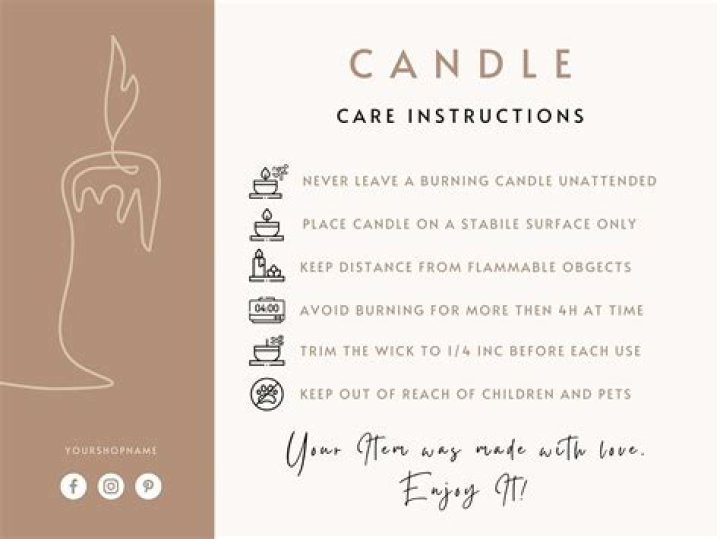 Disinfectant Candle - How To Discuss
