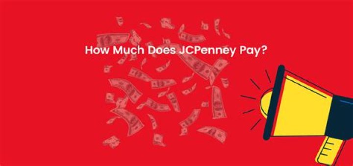 How Much Does Jcpenney Pay