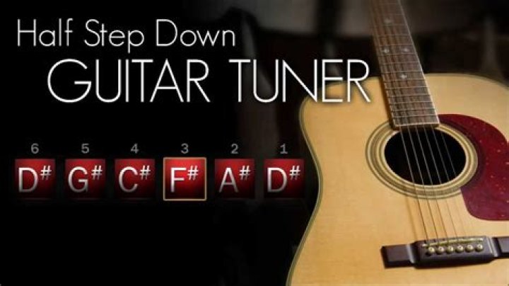 How to tune guitar half step down