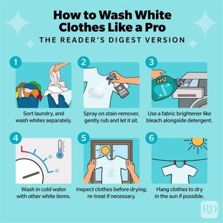 How to wash white clothes