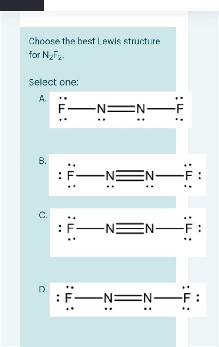 N2f2 Lewis Structure - How To Discuss