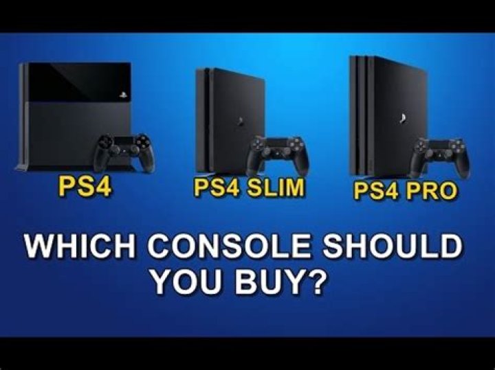 Ps4 slim vs ps4 pro
